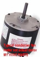 TRANE Condenser FAN MOTOR 1/4 HP  MOT08895 or MOT8895
